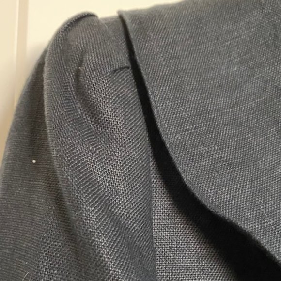 Ane Klein  2 Piece Linen Pant Suit Black  Size  2 - Picture 4 of 16